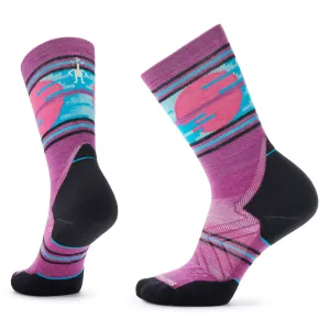 Smartwool Women&#x27;s Trail Run Targeted Cushion Sunset Trail Crew Socks Meadow Mauve | Buy Smartwool Women&#x27;s Trail Run Targeted Cushion Sunset Trail Crew Socks Meadow Mauve here | Outnorth