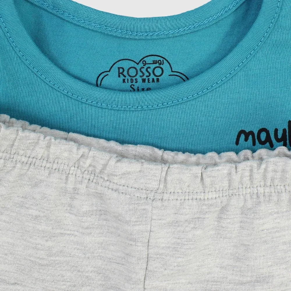 Smiley Face Short-Sleeved Pajama
