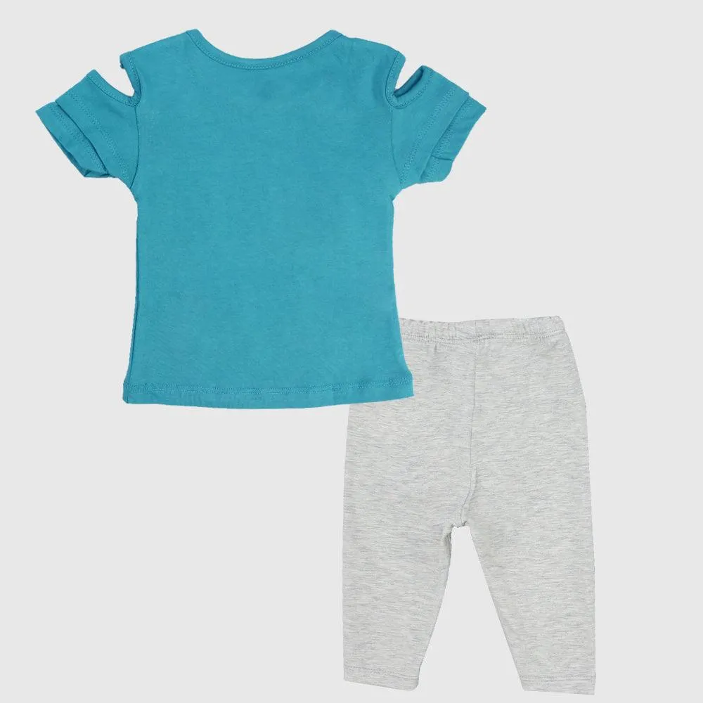 Smiley Face Short-Sleeved Pajama