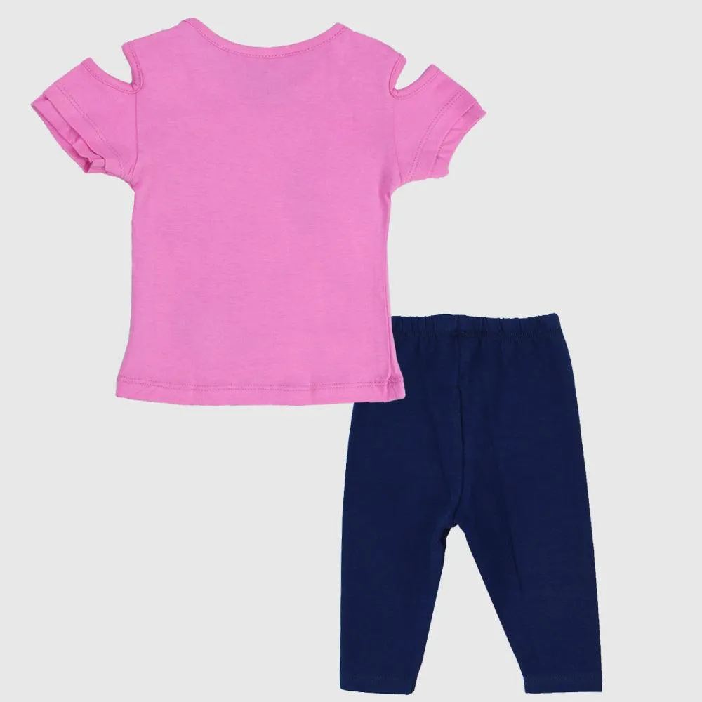 Smiley Face Short-Sleeved Pajama