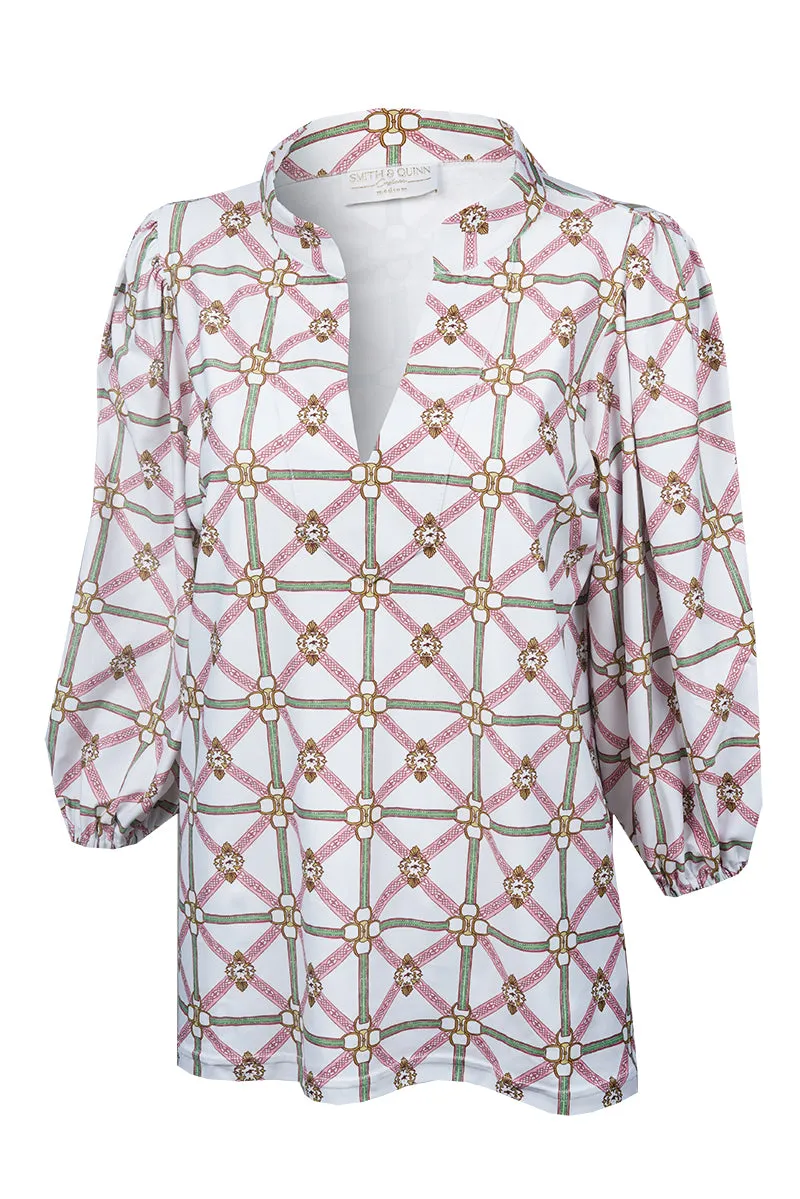 Smith & Quinn Keeneland Women's Eliza Jockey Geo Top