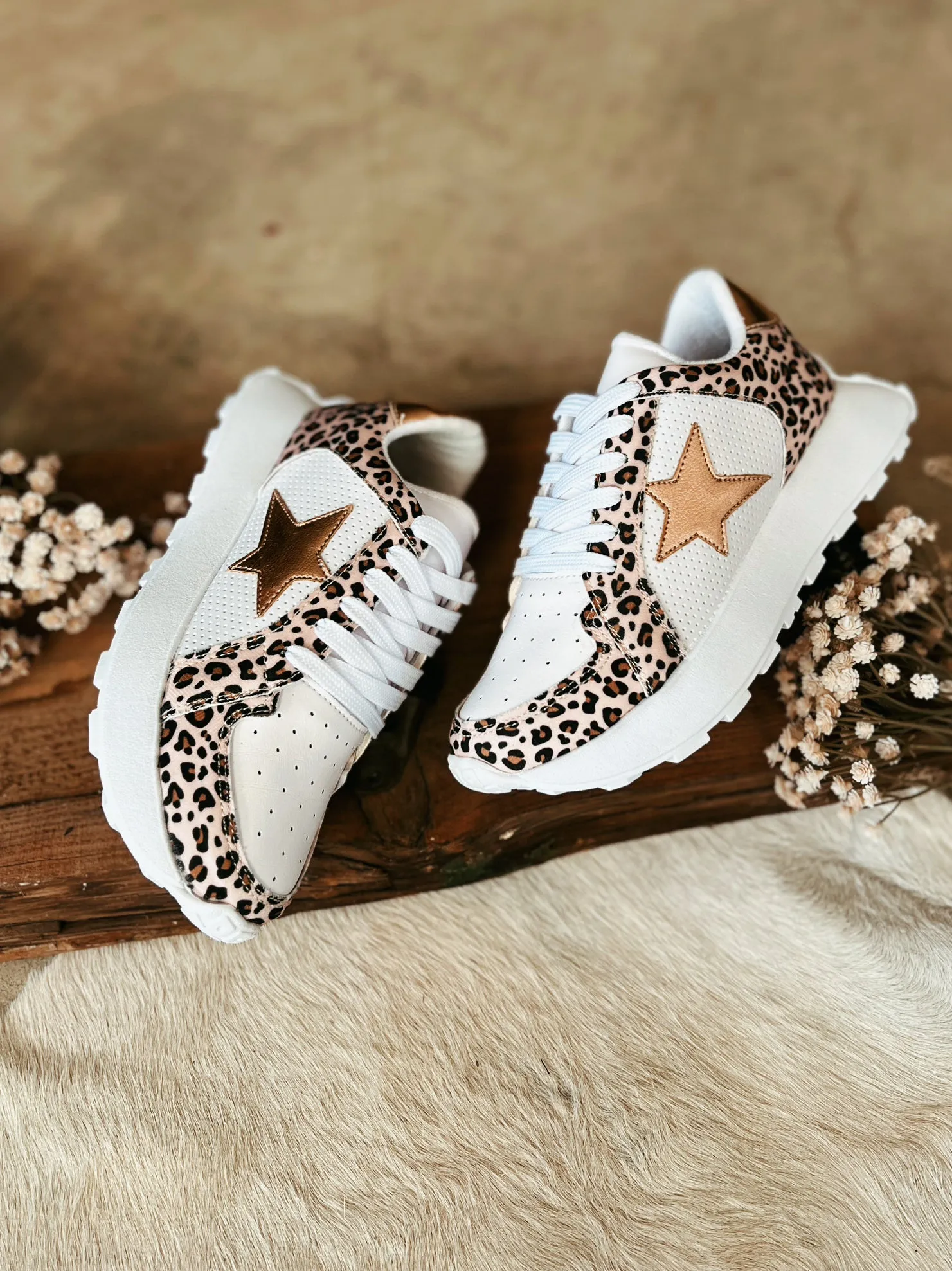 Smith Leopard Sneakers