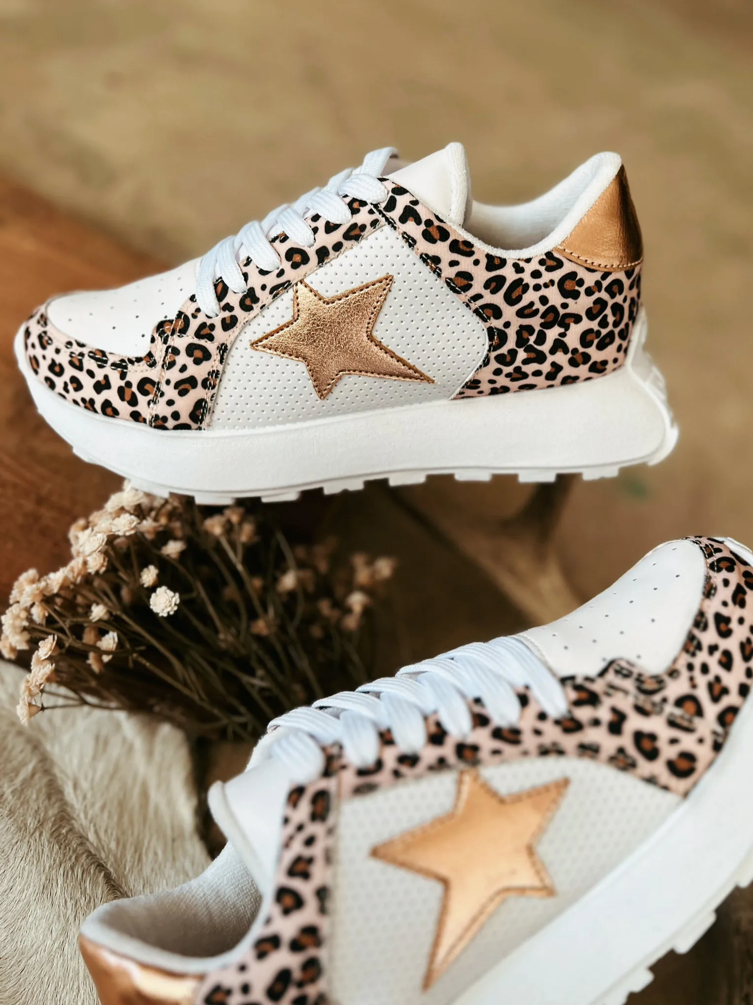 Smith Leopard Sneakers