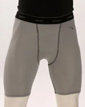 Smitty Grey Compression Shorts with Cup Pocket