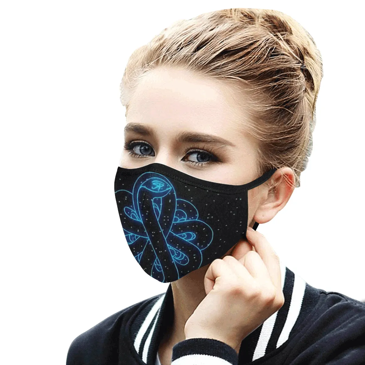 SNAKE OF CREATION WADJET Mouth Mask in One Piece (2 Filters Included)