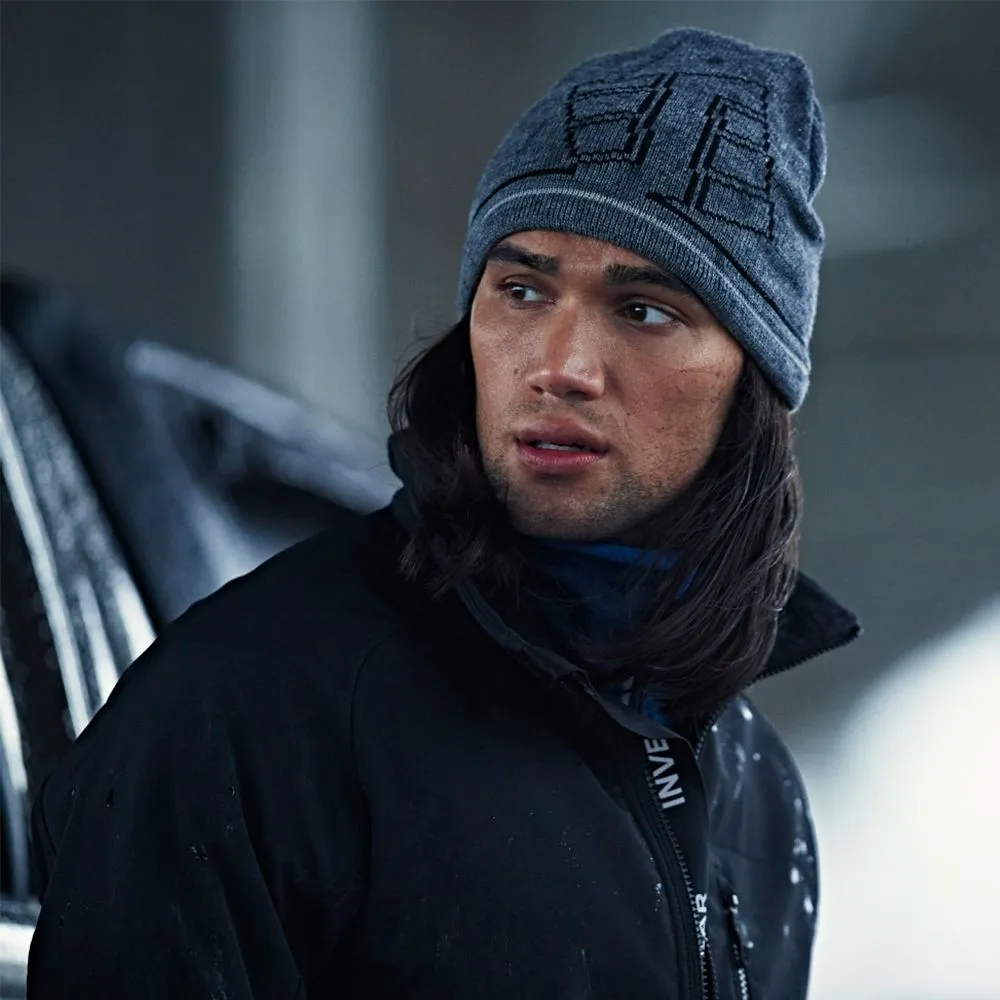 Snickers&#x20;9093&#x20;WINDSTOPPER&#xAE;&#x20;Beanie&#x20;-&#x20;Black&#x2F;Grey