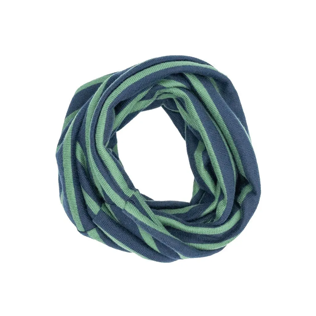Snood Dog Neck Warmer Navy/Green