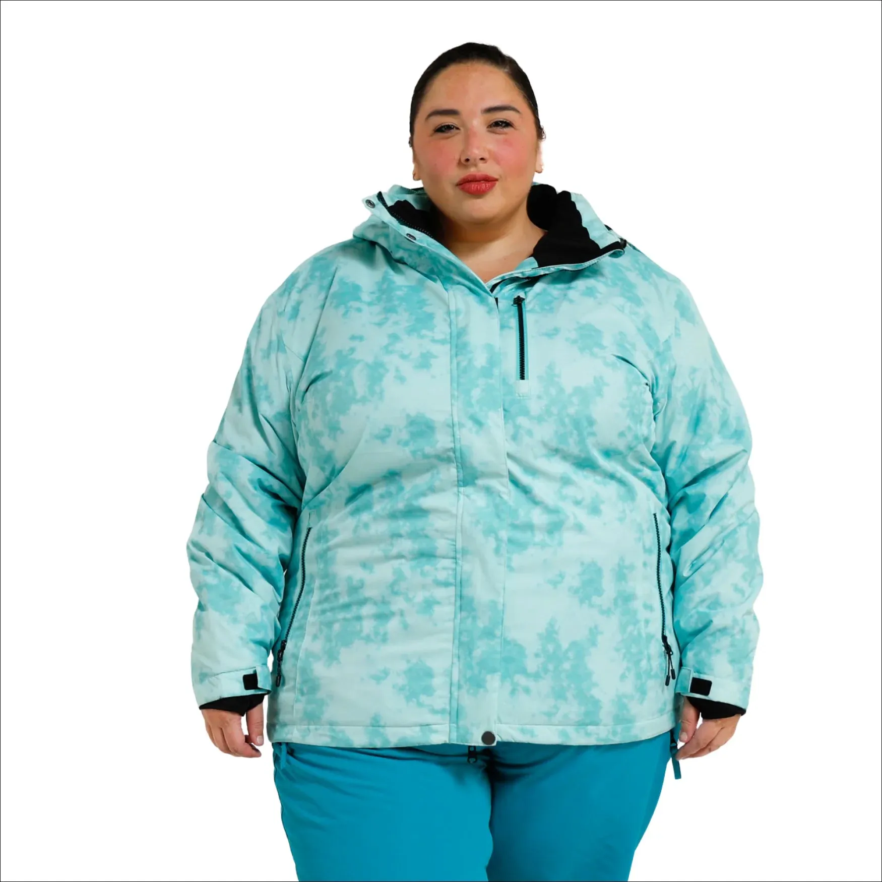 Snow Country Outerwear Women’s Plus Size Bevel Insulated Winter Snow Ski Jacket 1X-6X