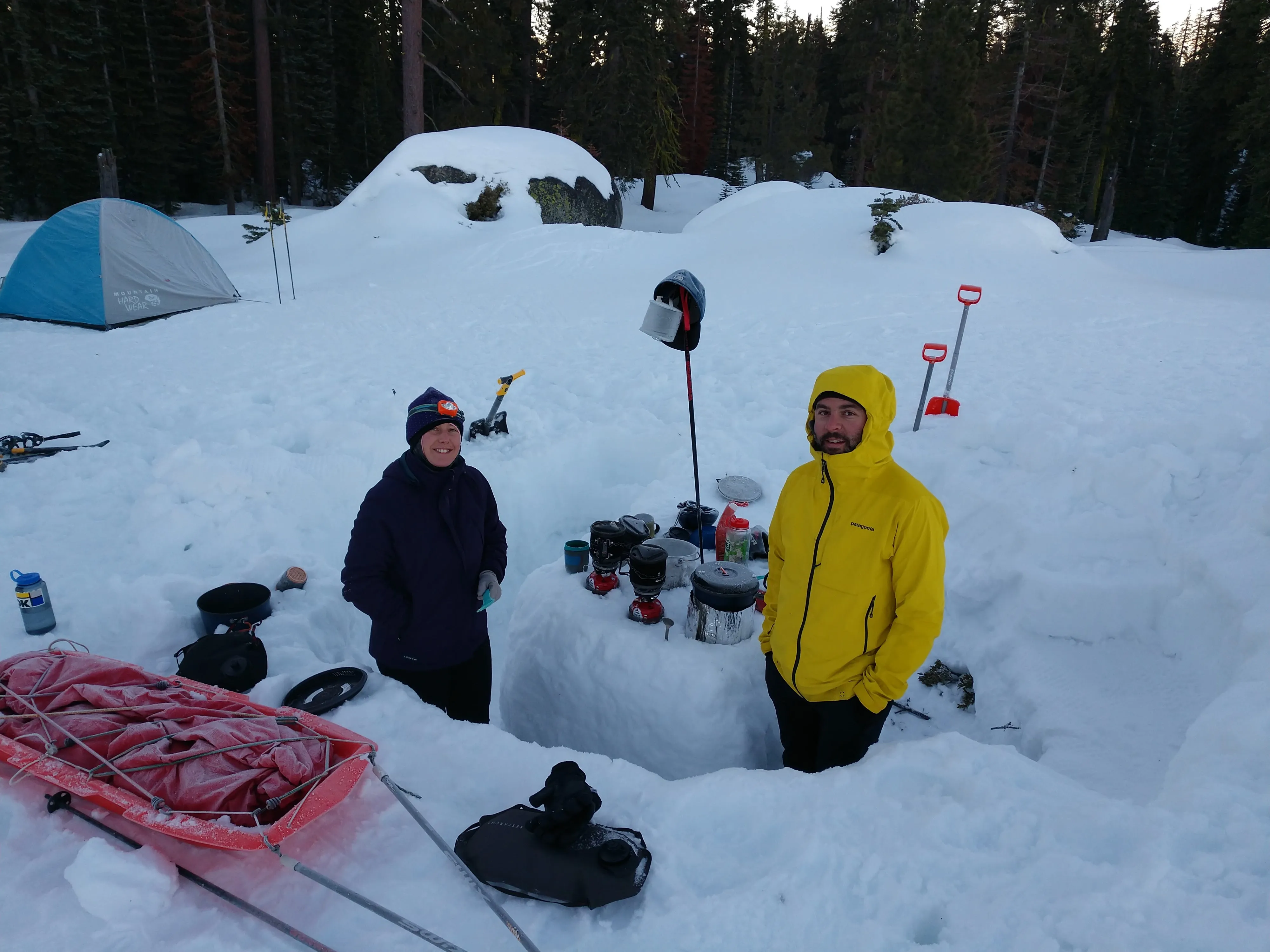 Snowshoeing Yosemite: Tuolumne Grove/Gin Flat Weekend