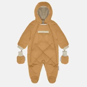 Snowsuit Bebe - Benji - Cognac Quilted - 6-12m