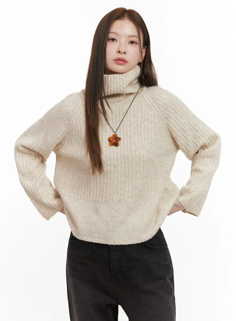 SnugFit Turtle Neck Sweater OD418
