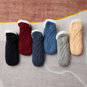 Socks Cover Fleece Thickened Floor Socks Adult Ladies Home Winter Socks