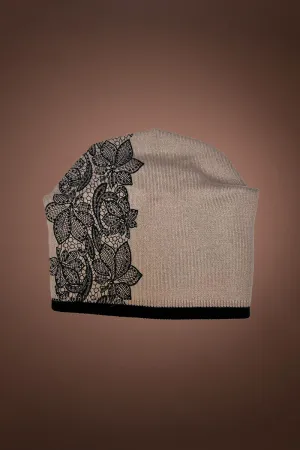 Sofia Embroidered Beanie Hat