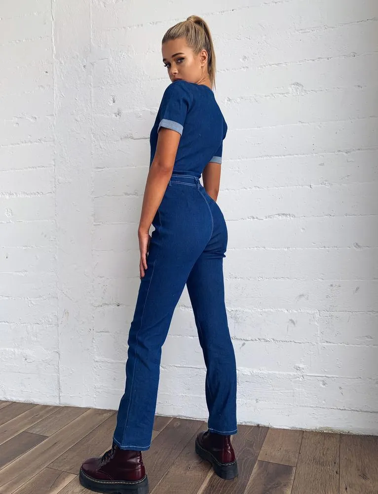 Sofia Jumpsuit - Blue