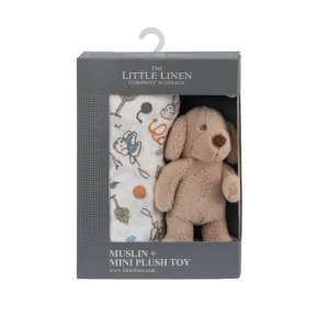 Soft Plush Toy & Baby Muslin Wrap