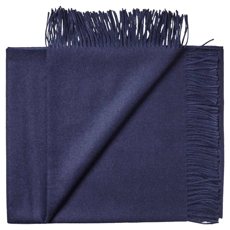 Solid Baby Alpaca Wrap / Throw