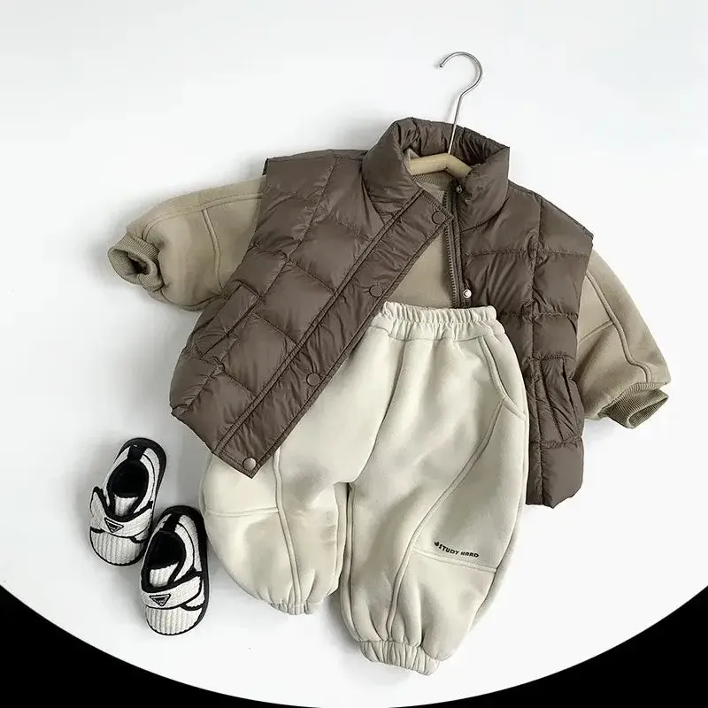 Solid Fleece Sweatshirt