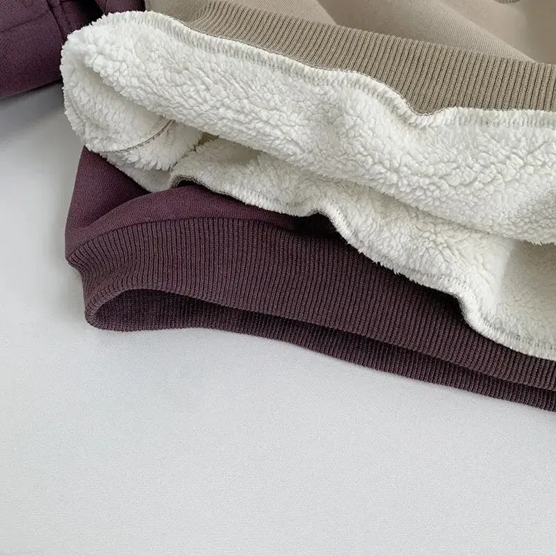 Solid Fleece Sweatshirt