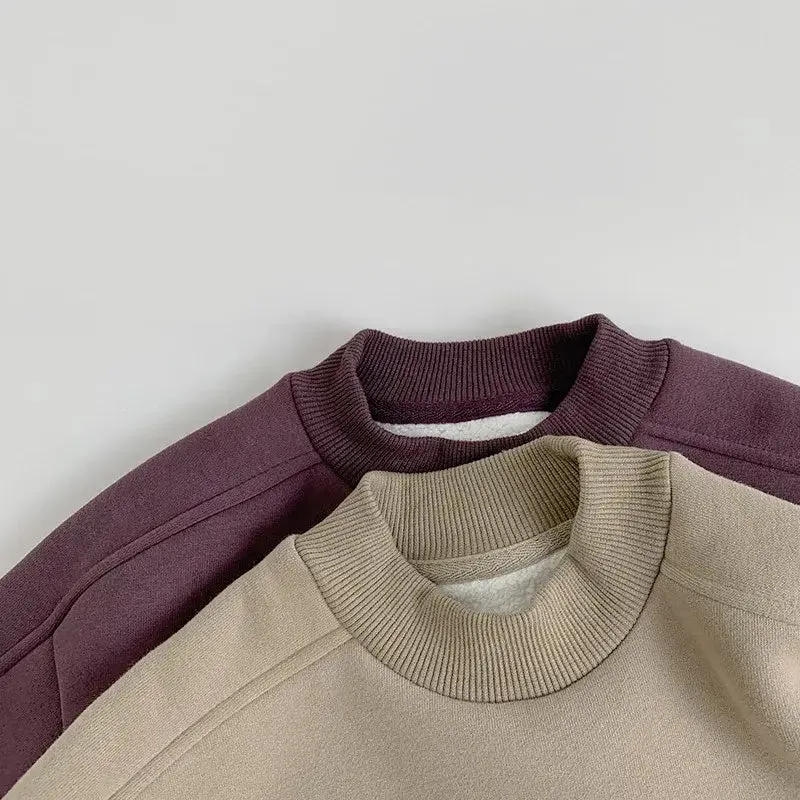 Solid Fleece Sweatshirt