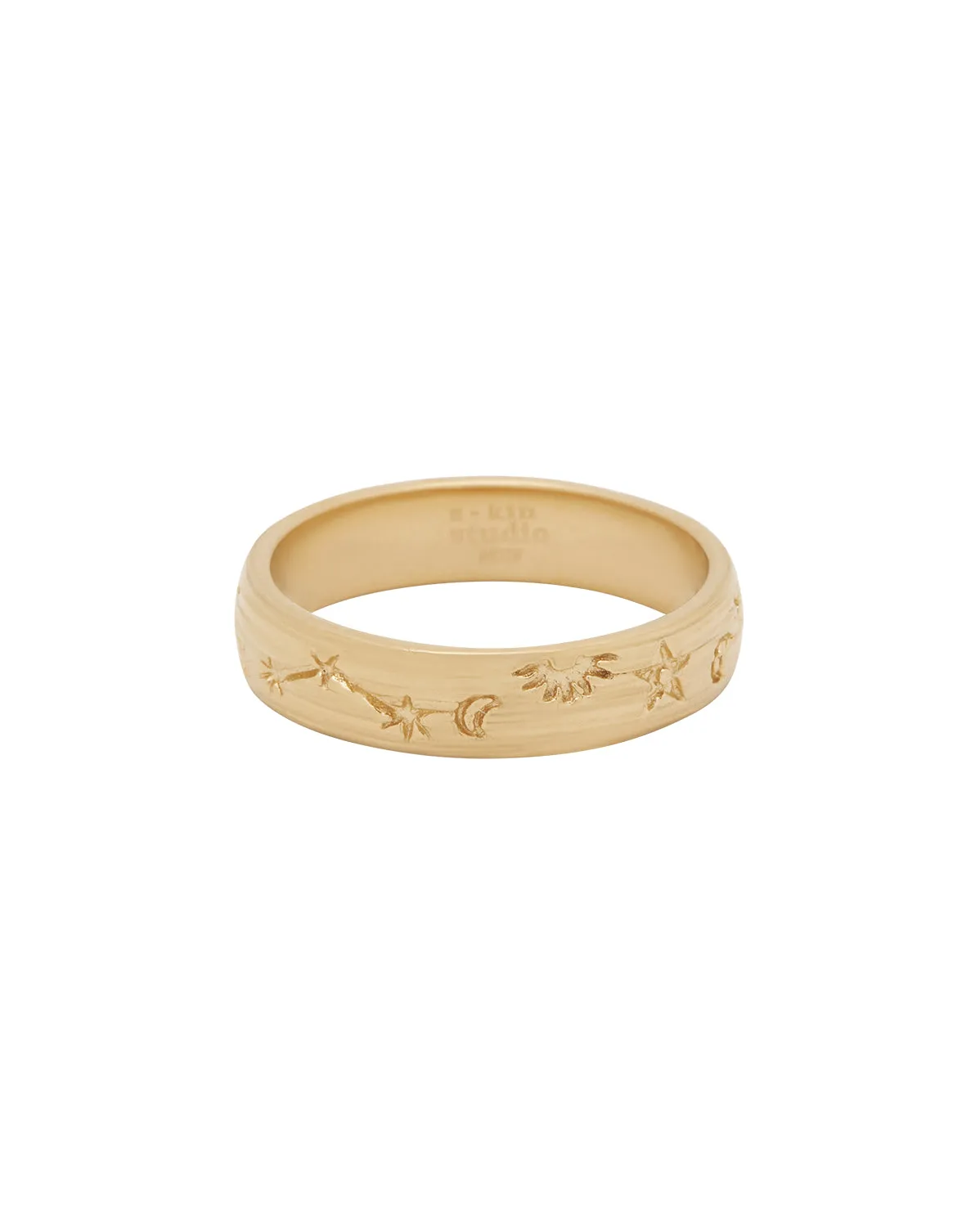 Solid Gold Dante Ring