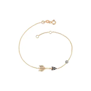 Solitaire Arrow Bilezik