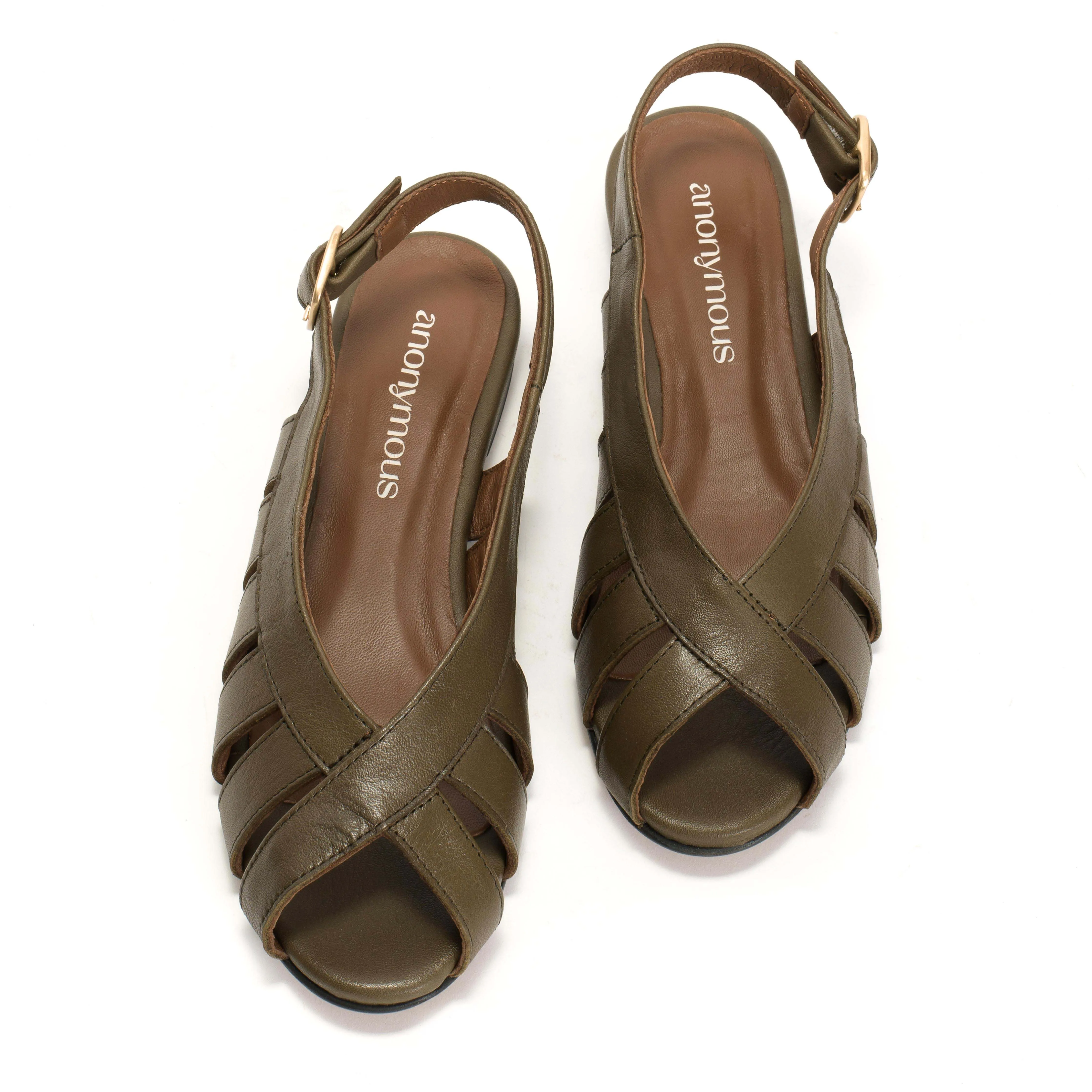 Sophie 20 Soft calf Olive green
