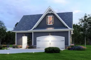 Spacious and Versatile Detached Garage with Ample Storage Solutions