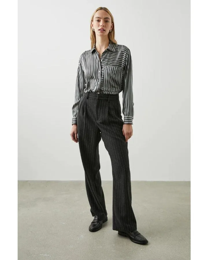 Spencer Aspen Stripe Silk Shirt