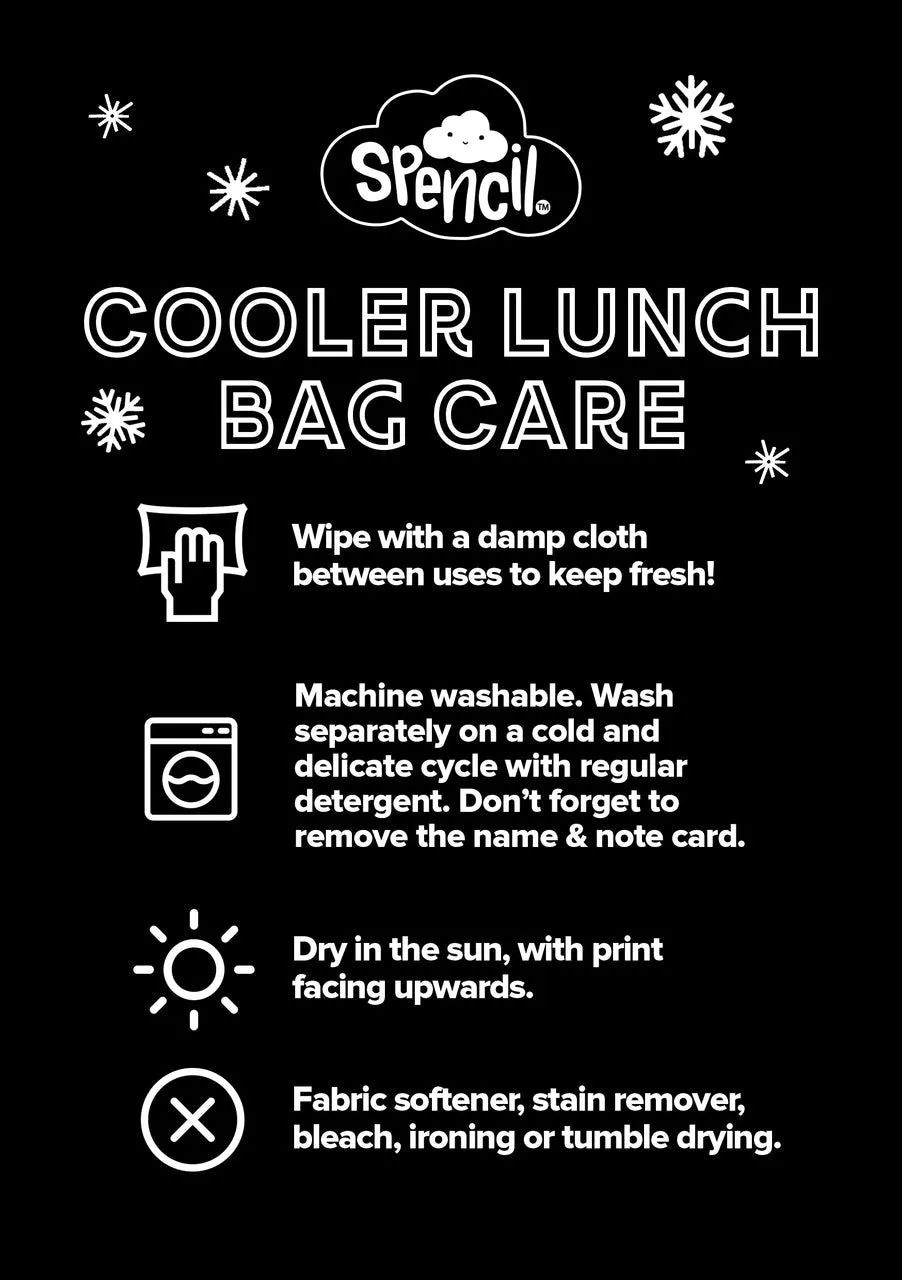 Spencil BIG Cooler Lunch Bag   Chill Pack - Colour Drip
