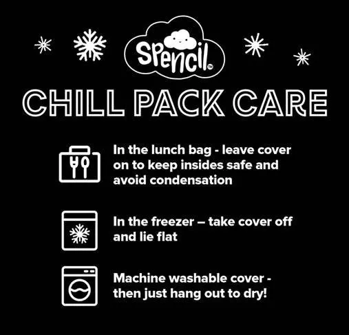 Spencil BIG Cooler Lunch Bag   Chill Pack - Colour Drip