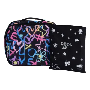 Spencil BIG Cooler Lunch Bag   Chill Pack - Hearts & Crosses