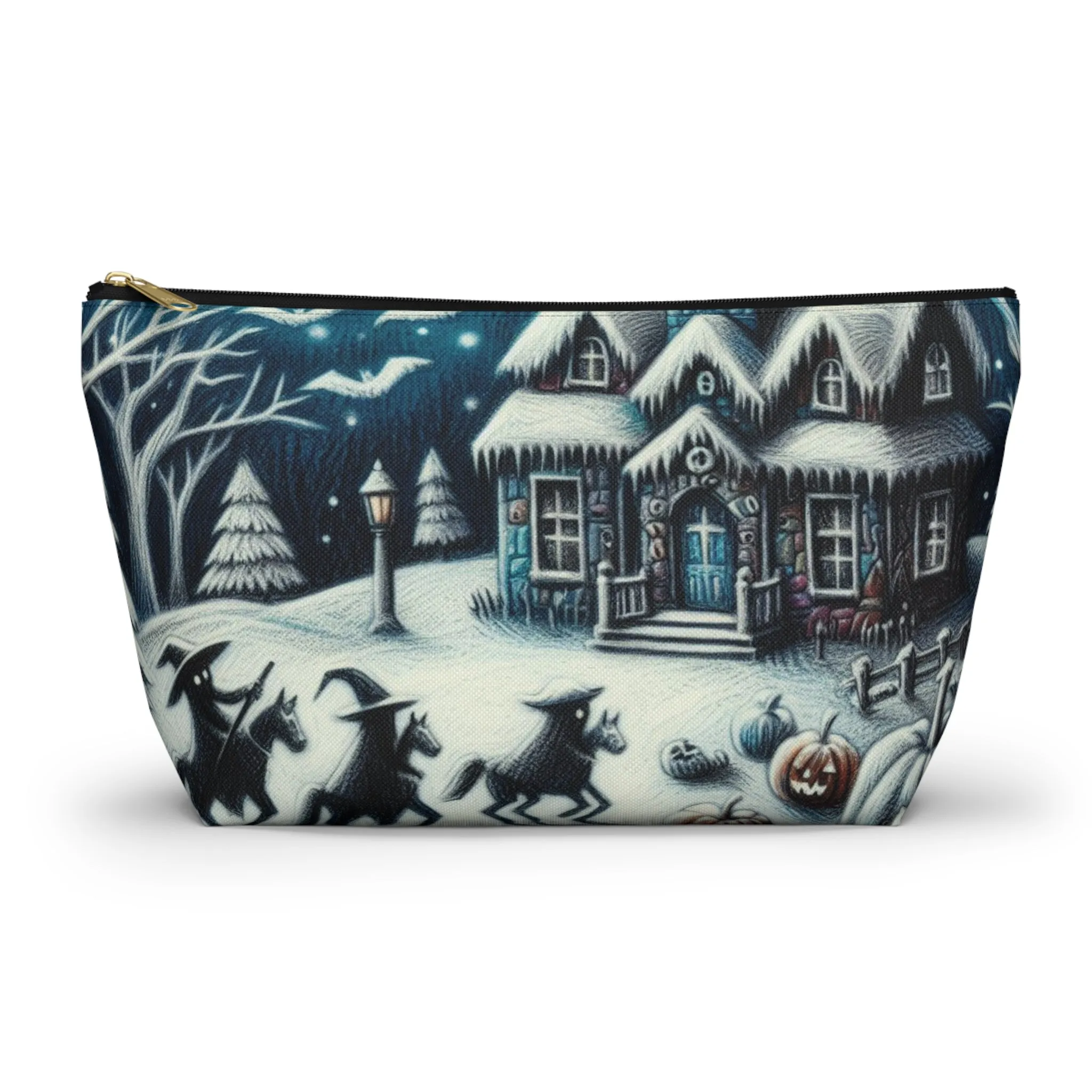 Spooky Snowy Shivers - Accessory Pouch w T-bottom