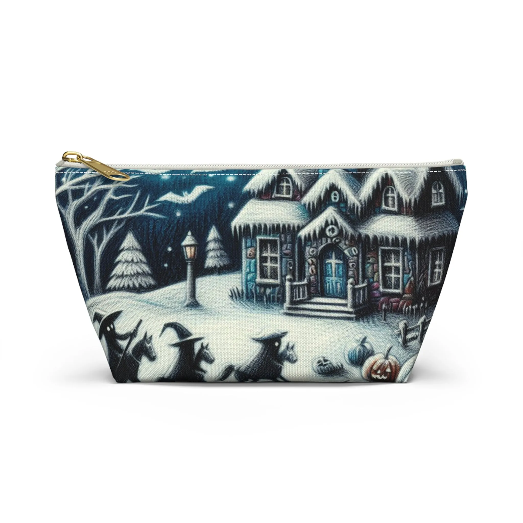 Spooky Snowy Shivers - Accessory Pouch w T-bottom