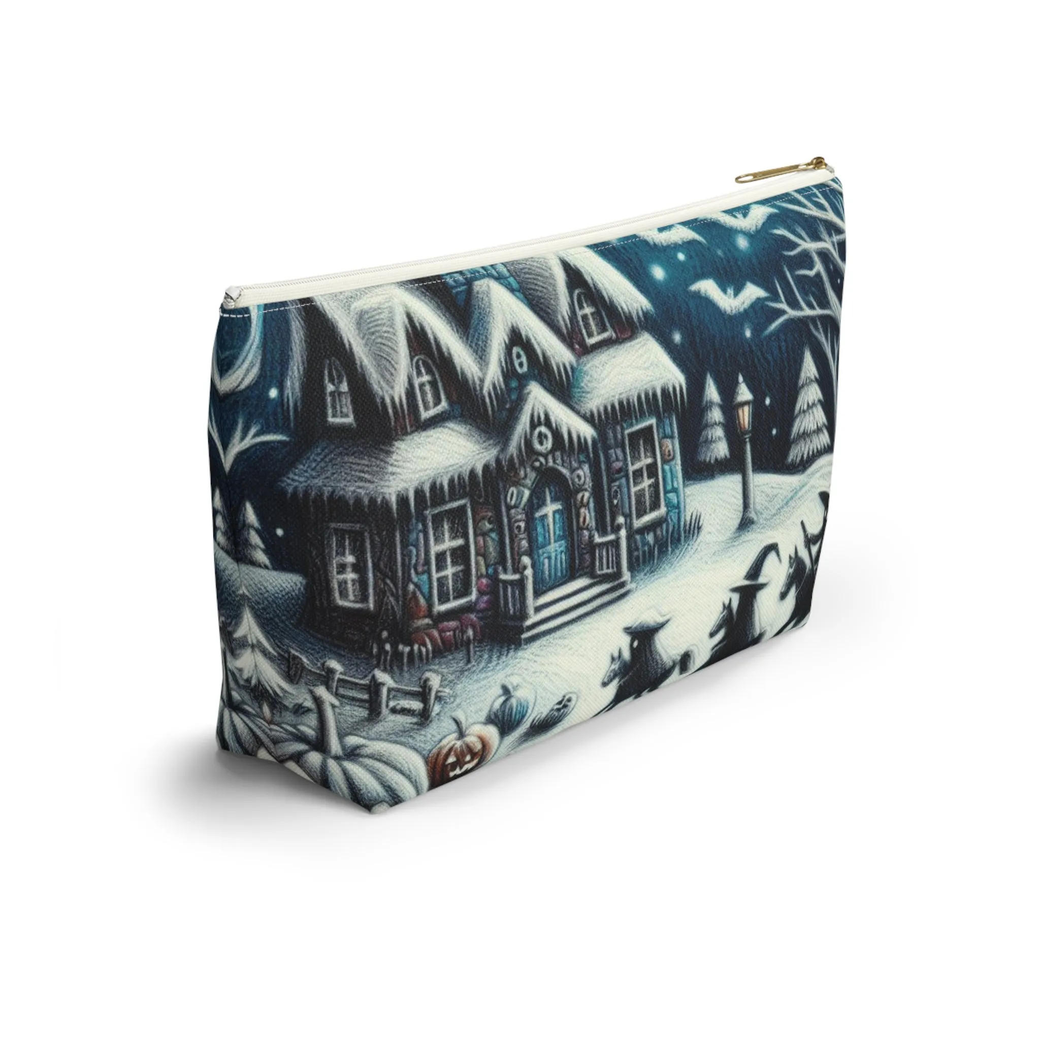 Spooky Snowy Shivers - Accessory Pouch w T-bottom