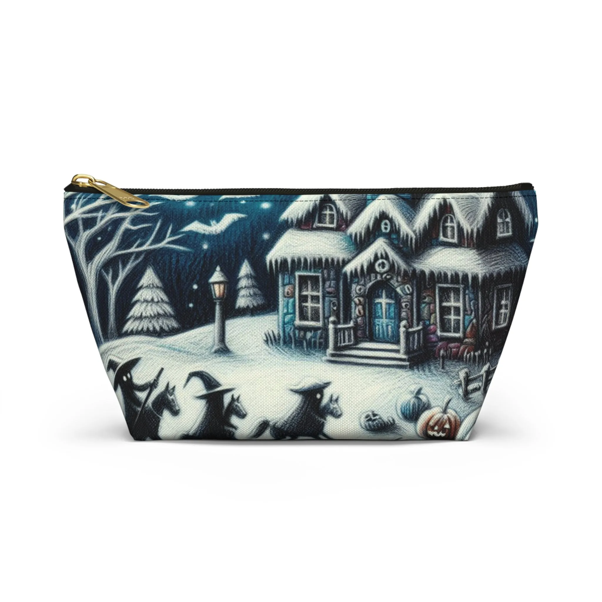 Spooky Snowy Shivers - Accessory Pouch w T-bottom
