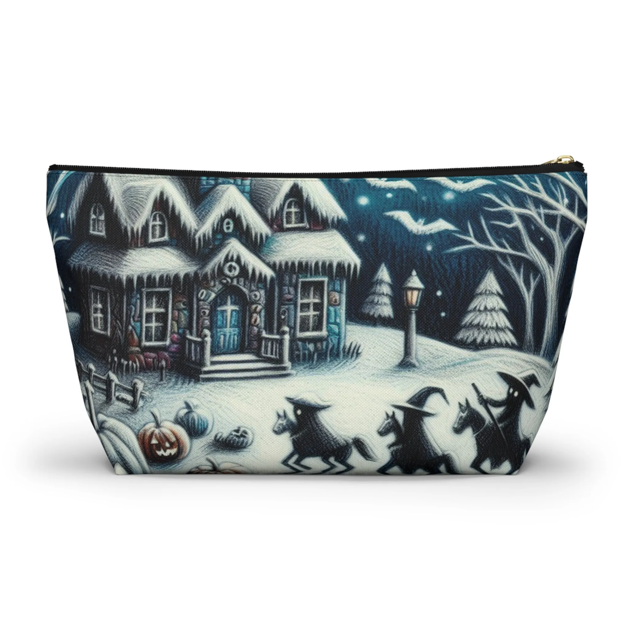 Spooky Snowy Shivers - Accessory Pouch w T-bottom