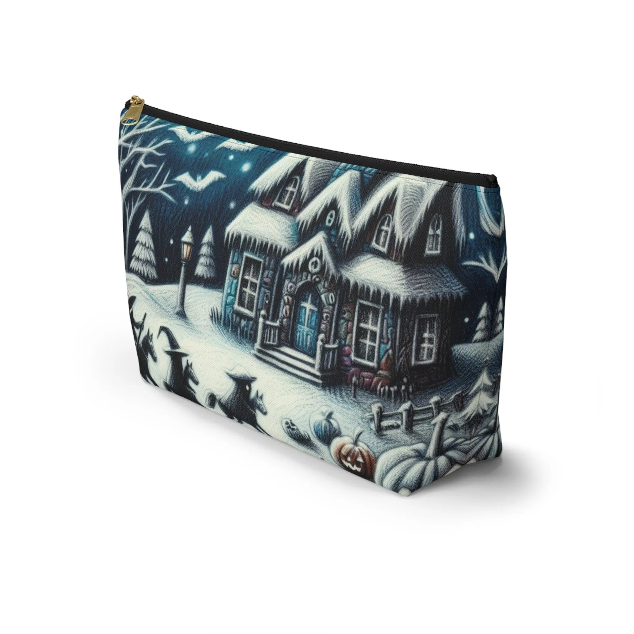 Spooky Snowy Shivers - Accessory Pouch w T-bottom