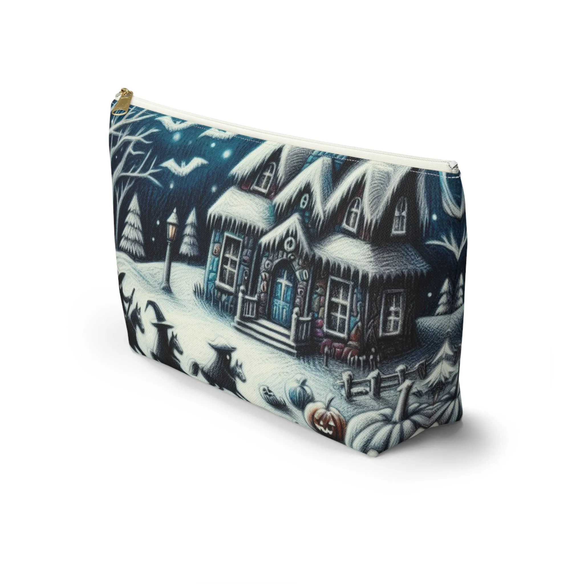 Spooky Snowy Shivers - Accessory Pouch w T-bottom