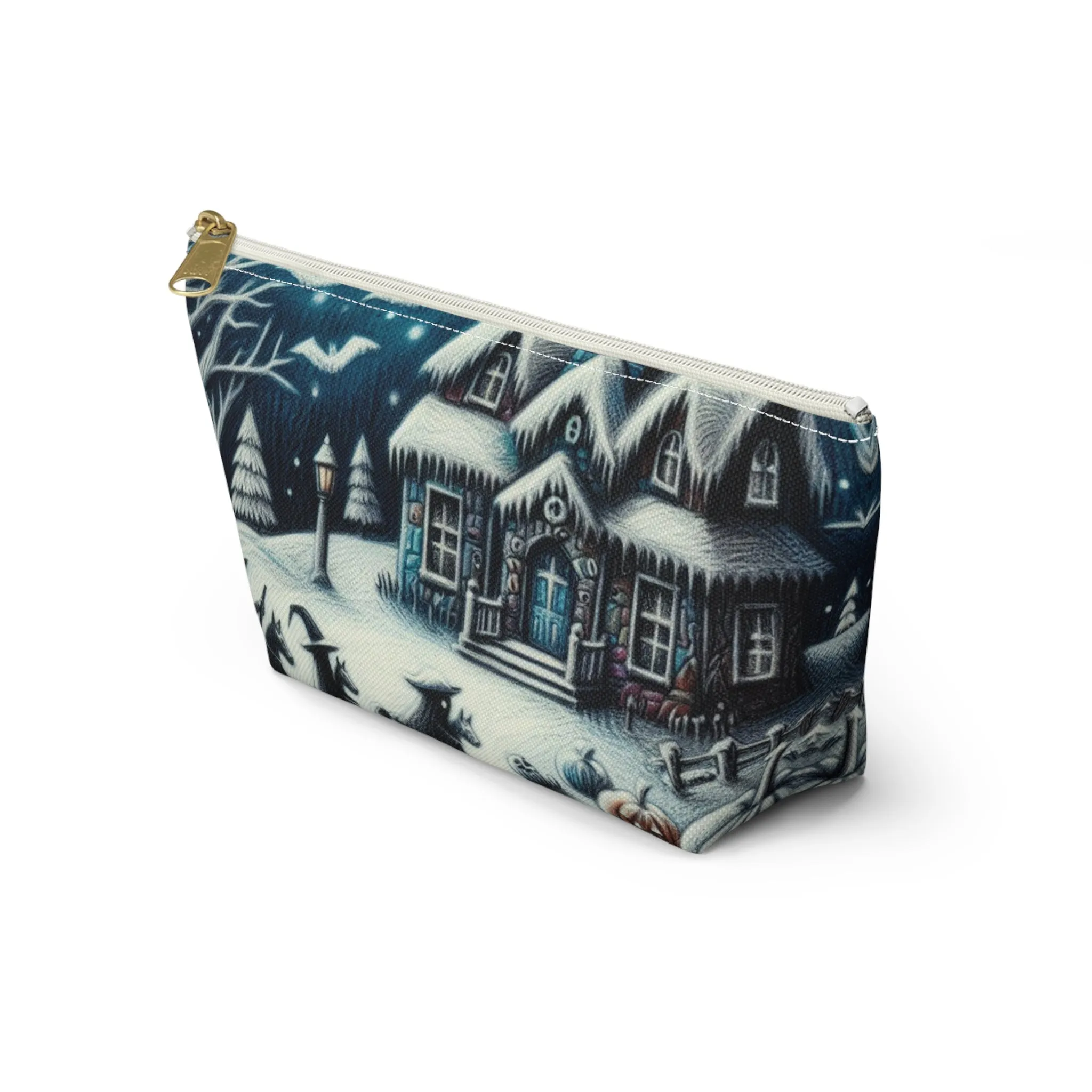Spooky Snowy Shivers - Accessory Pouch w T-bottom