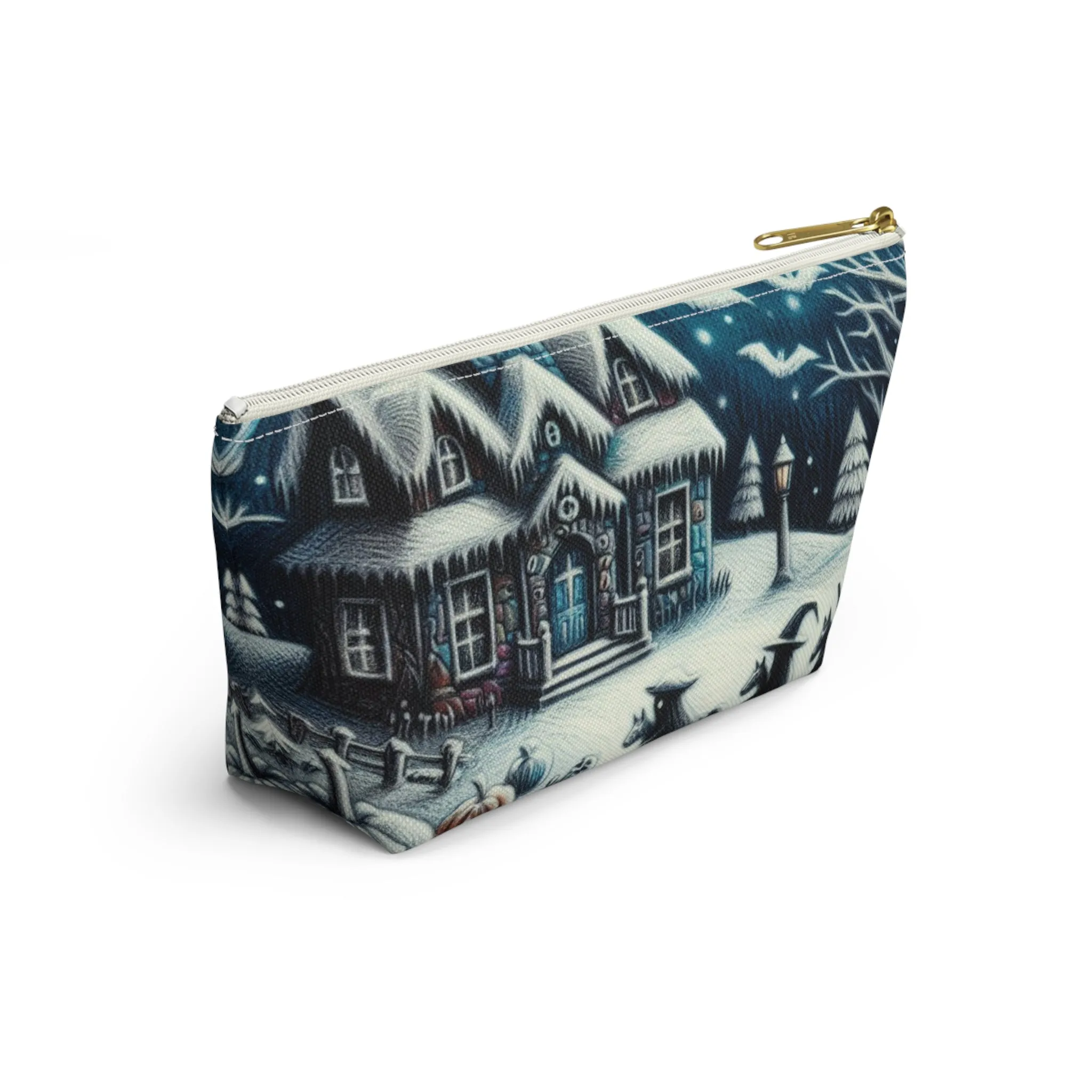 Spooky Snowy Shivers - Accessory Pouch w T-bottom