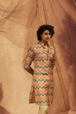 Spring Day - Silk Kurta