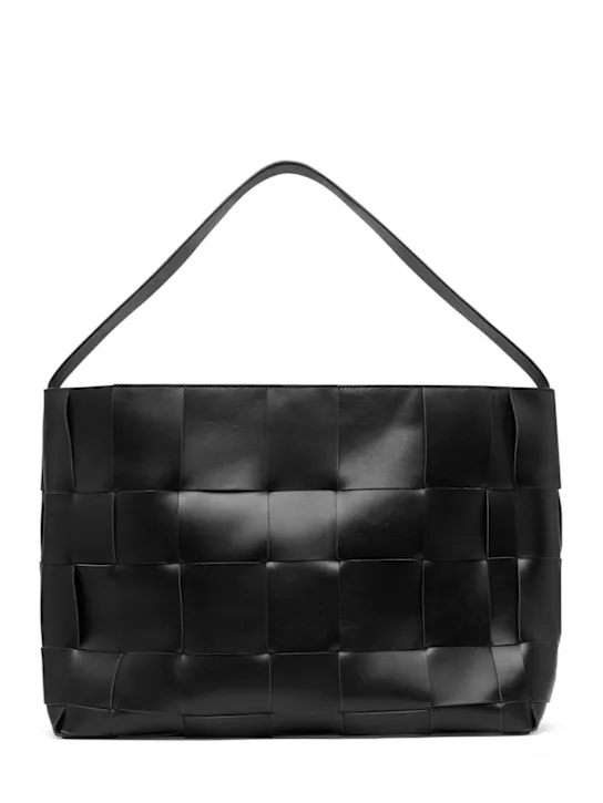 St. Agni   Large Woven leather tote bag 
