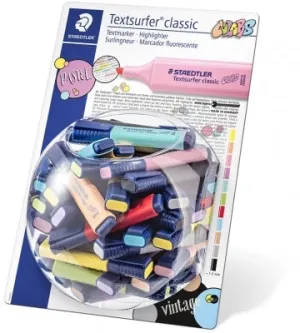 Staedtler Highlighter Pastel & Vintage Display Pack