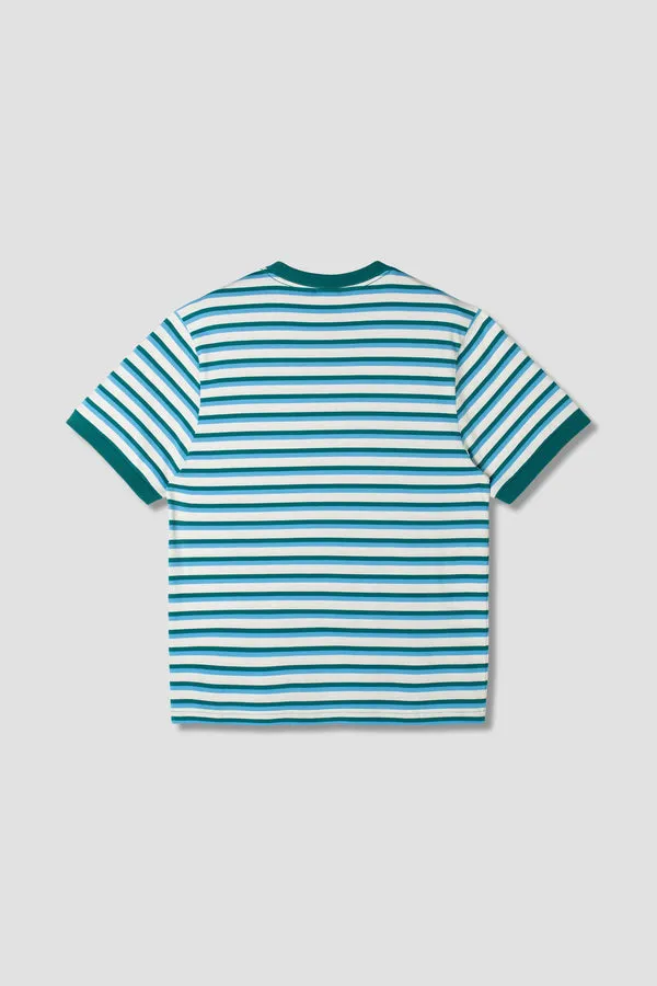 Stan Ray Ringer T-Shirt - Agave Stripe