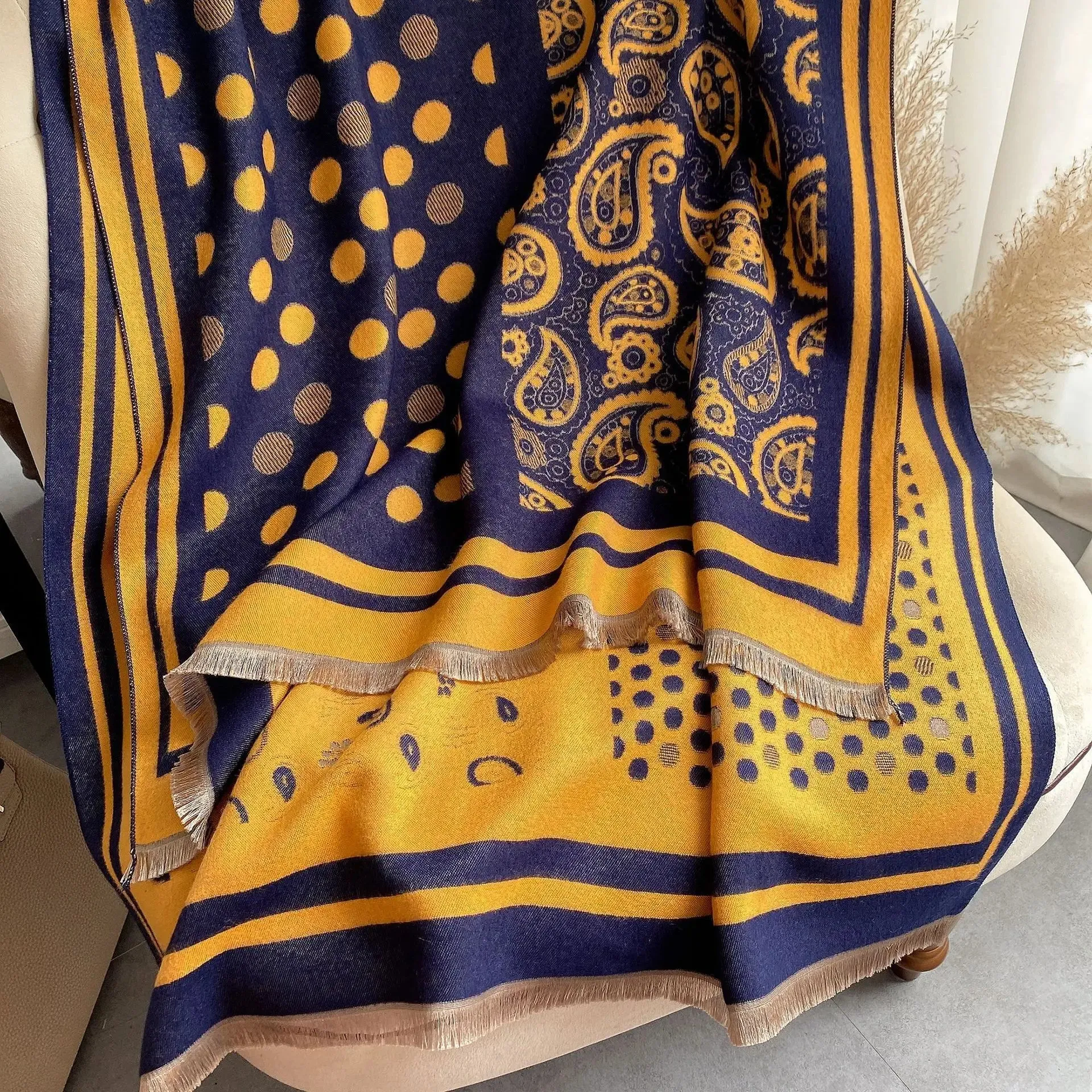 Star Thick Warmth Cashmere Korean Spring And Autumn Ladies Scarf