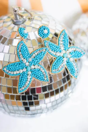 Starfish Beaded Earrings