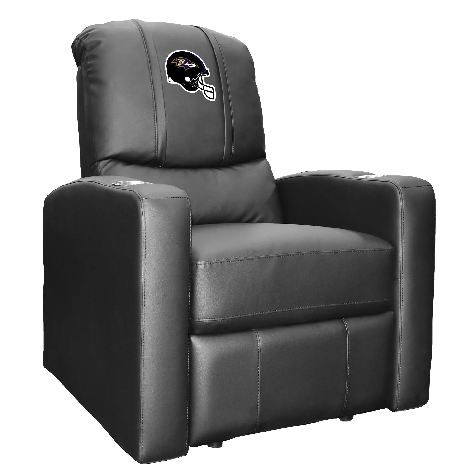 Stealth Recliner with Baltimore Ravens Helmet Logo