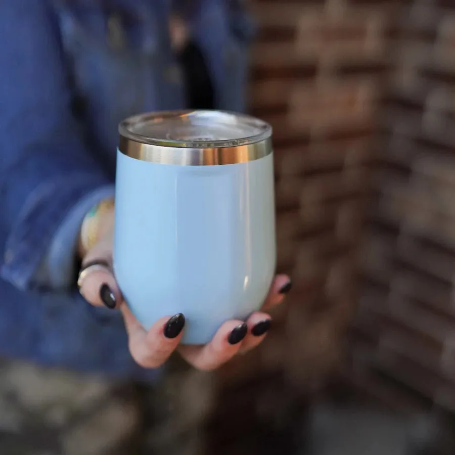 Stemless Wine Glass Tumbler Free Gift with Purchase