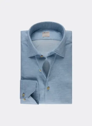 Stenströms Light Blue Flannel Shirt
