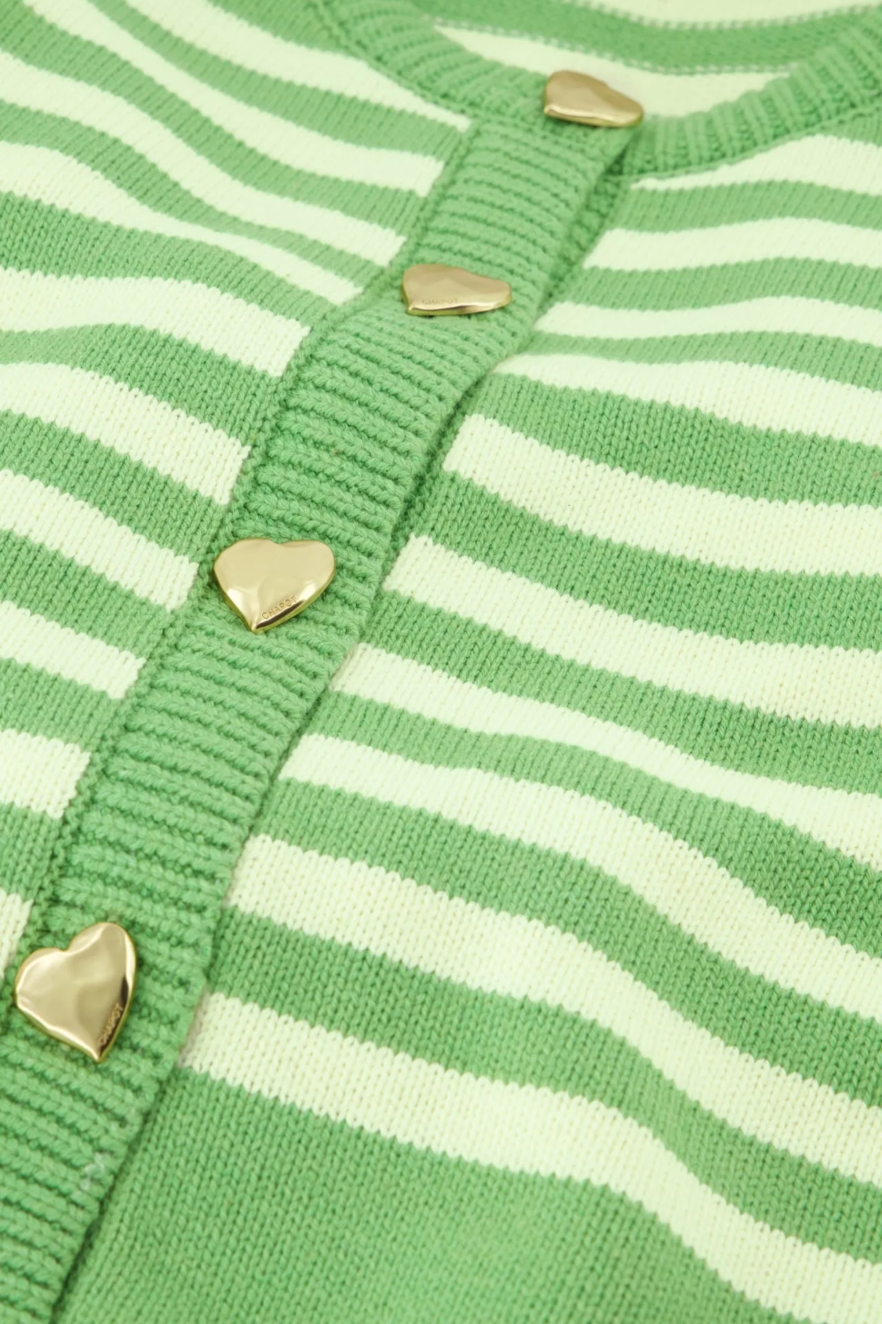 Stine Cardigan - Pea Green